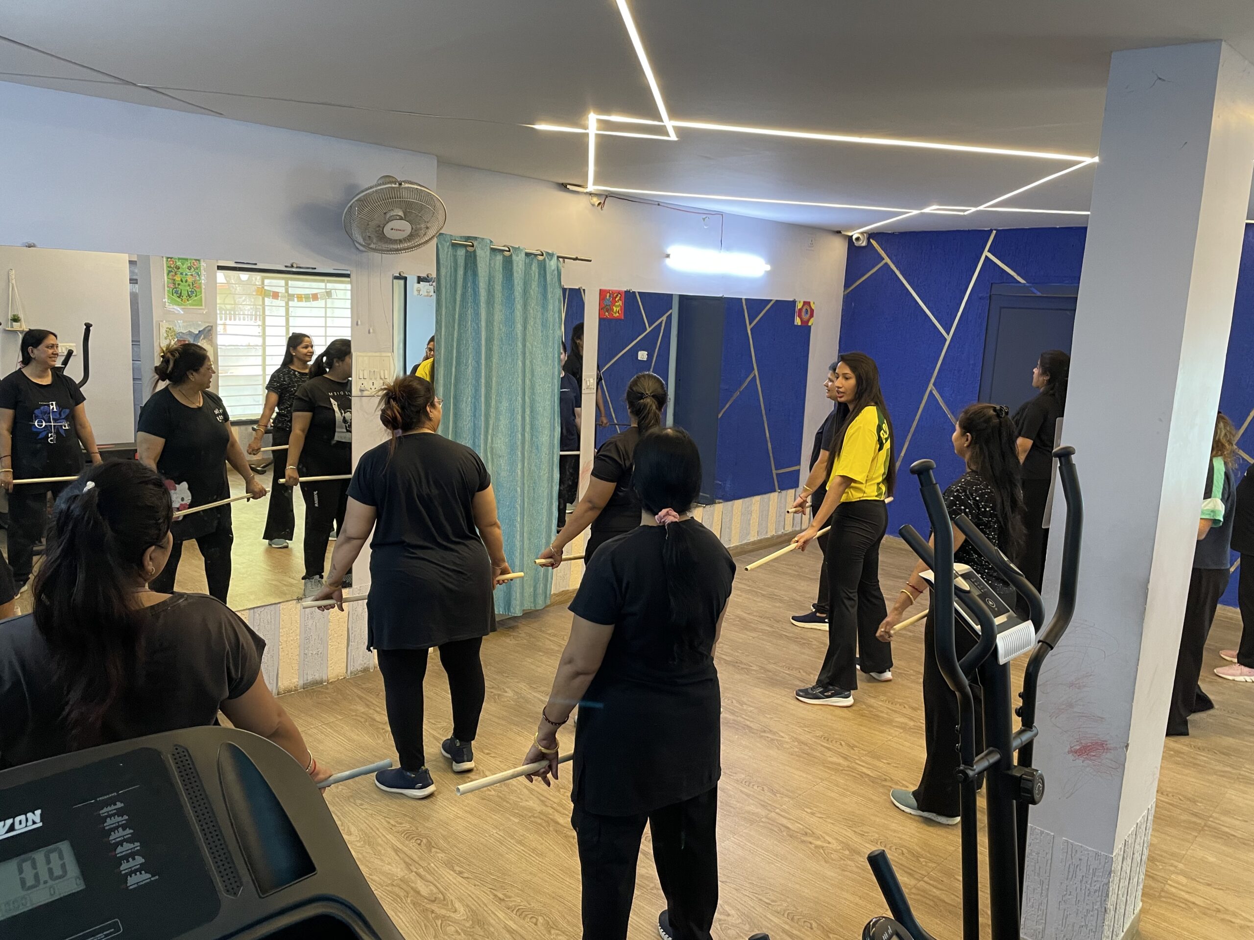 High energy fitness workout